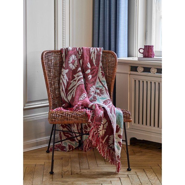 Coperta in cotone riciclato 130x160 cm Jangal – Bloomingville-image-1