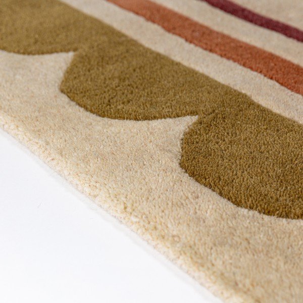 Tappeto di colore naturale in lana tessuto a mano 120x170 cm Lois – Flair Rugs-image-3
