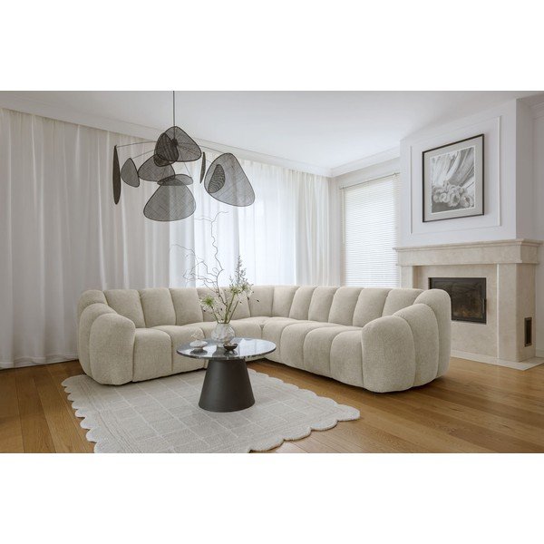 Divano angolare beige Shell – Miuform-image-1