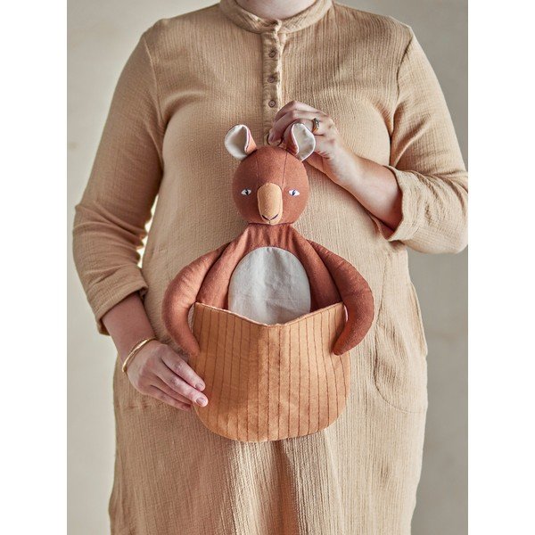 Cestino per bambini in tessuto marrone 46x7,5x33 cm Toto - Bloomingville Mini-image-3