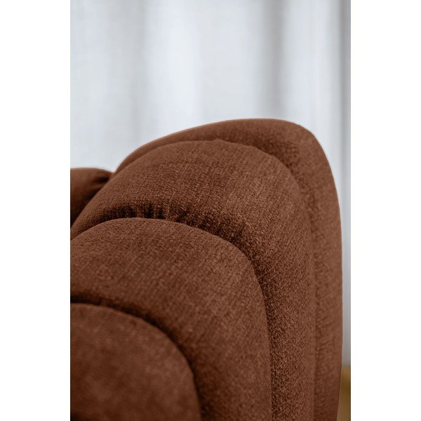 Divano angolare color terracotta (con penisola a sinistra/a L) Shell – Miuform-image-3