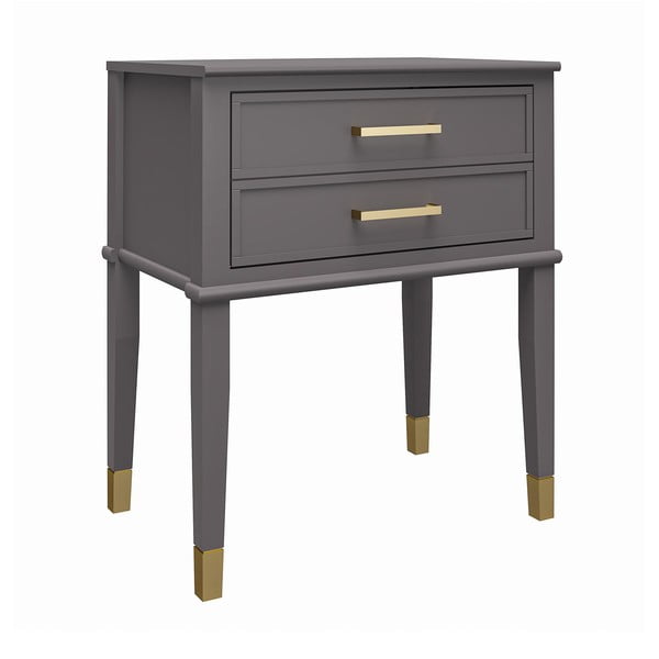 Comodino grigio scuro Westerleigh – CosmoLiving by Cosmopolitan