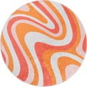 Tappeto rotondo arancione lavabile ø 100 cm Colors of Joy – Vitaus