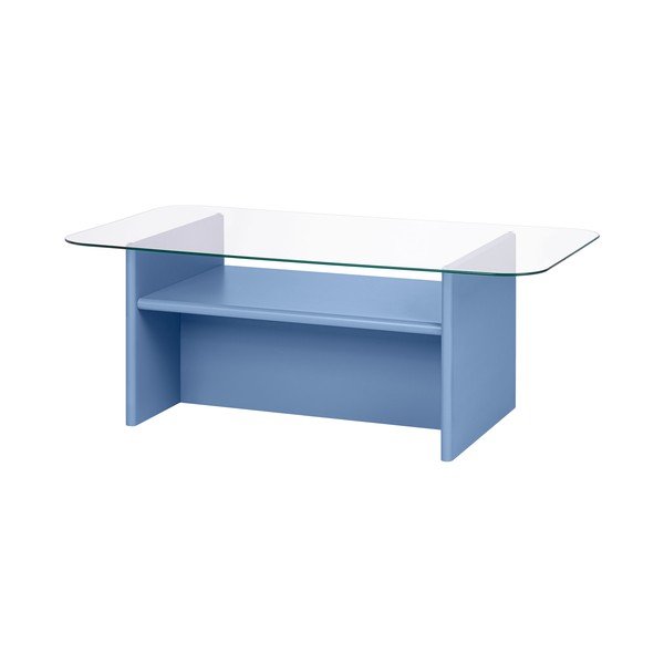 Tavolino da salotto azzurro 63x100 cm Tovo – noo.ma