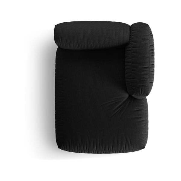 Modulo divano nero (angolo destro) Martina - Micadoni Home-image-4
