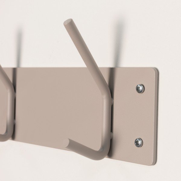 Attaccapanni da parete grigio tortora in metallo 70 cm Fusion – Spinder Design-image-1