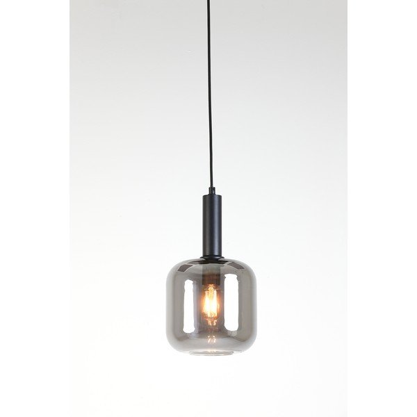 Lampada da soffitto grigia con paralume in vetro ø 16 cm Lekar - Light & Living-image-2