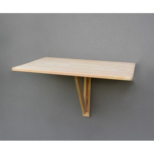 Tavolo per terrazzo da appendere in pino massiccio 59x79 cm – Rojaplast