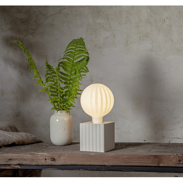 Piede di lampada crema 10 cm Box - Star Trading-image-1