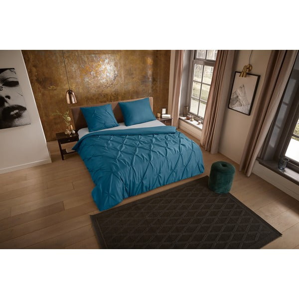 Set lenzuola letto una piazza e mezza in microfibra verde 140x220 cm Pure Elegance - Good Morning-image-3