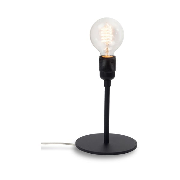 Lampada da tavolo nera (altezza 24 cm) Uno - Sotto Luce