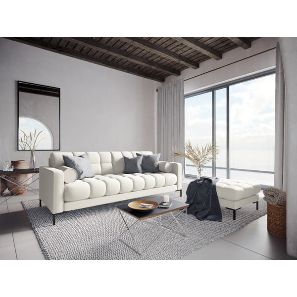 Poggiapiedi beige chiaro , 60 cm Bali - Cosmopolitan Design-image-4