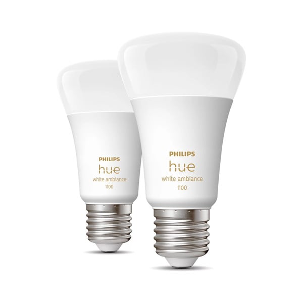 Lampadine smart a LED in set da 2 E27, 11 W White ambiance - Philips Hue