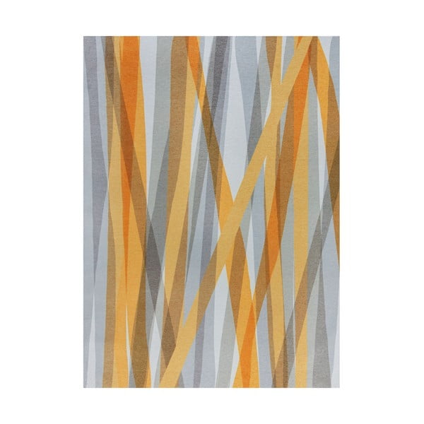 Tappeto lavabile arancione/grigio 170x240 cm MATCH ISABELLA - Flair Rugs