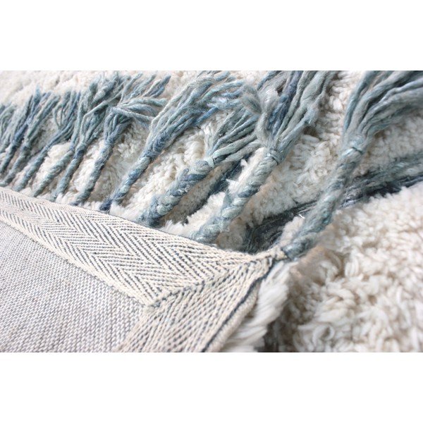 Tappeto beige e blu tessuto a mano Solitaire Sion, 160 x 230 cm - Flair Rugs-image-1