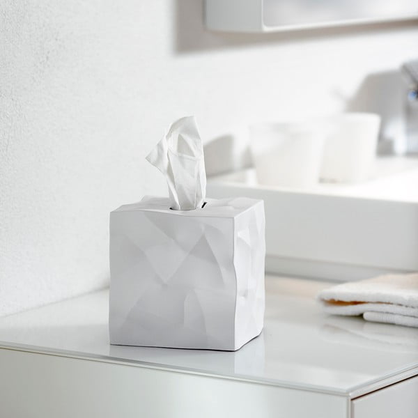 Scatola per fazzoletti Wipy Cube Bianco - Essey-image-1