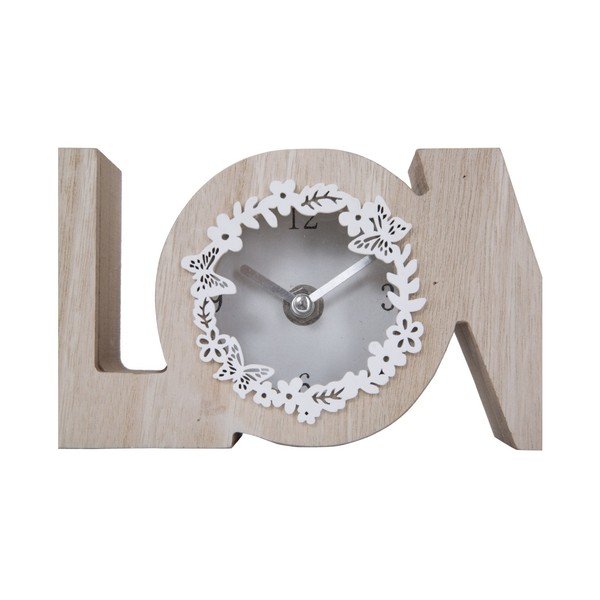 Orologio da tavolo con cornice decorativa love - Mauro Ferretti-image-2
