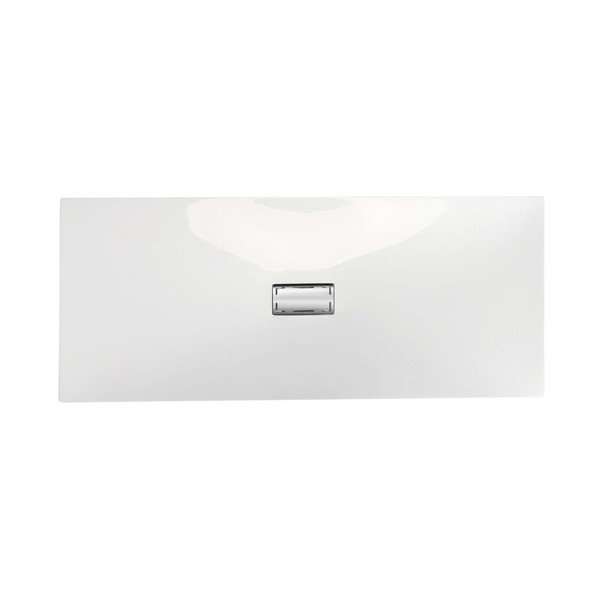 Lavabo bianco in composito minerale 121x50 cm Tonga – Sapho-image-2