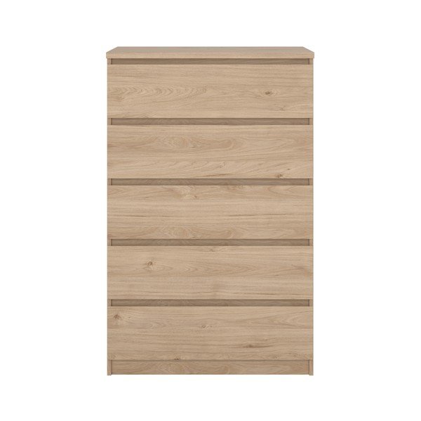 Credenza di colore naturale con effetto rovere 77x121x50 cm Naia – Tvilum-image-2