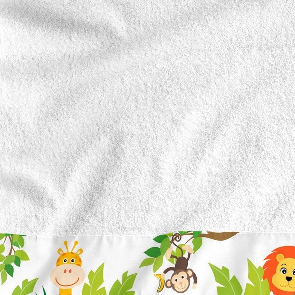 Set di asciugamani e teli da bagno in cotone bianco 2 pezzi 70x140 cm Wild - Mr. Fox-image-1