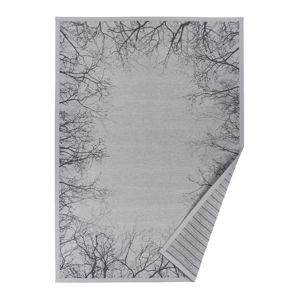 Tappeto bifacciale grigio a fantasia, 70 x 140 cm Puise - Narma