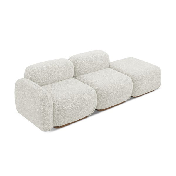 Chaise lounge componibile color crema (con penisola a sinistra) Ailani – Makamii-image-4