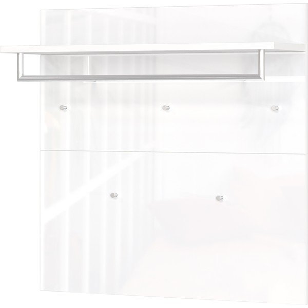 Appendiabiti bianco con ripiano Genova - Germania-image-2