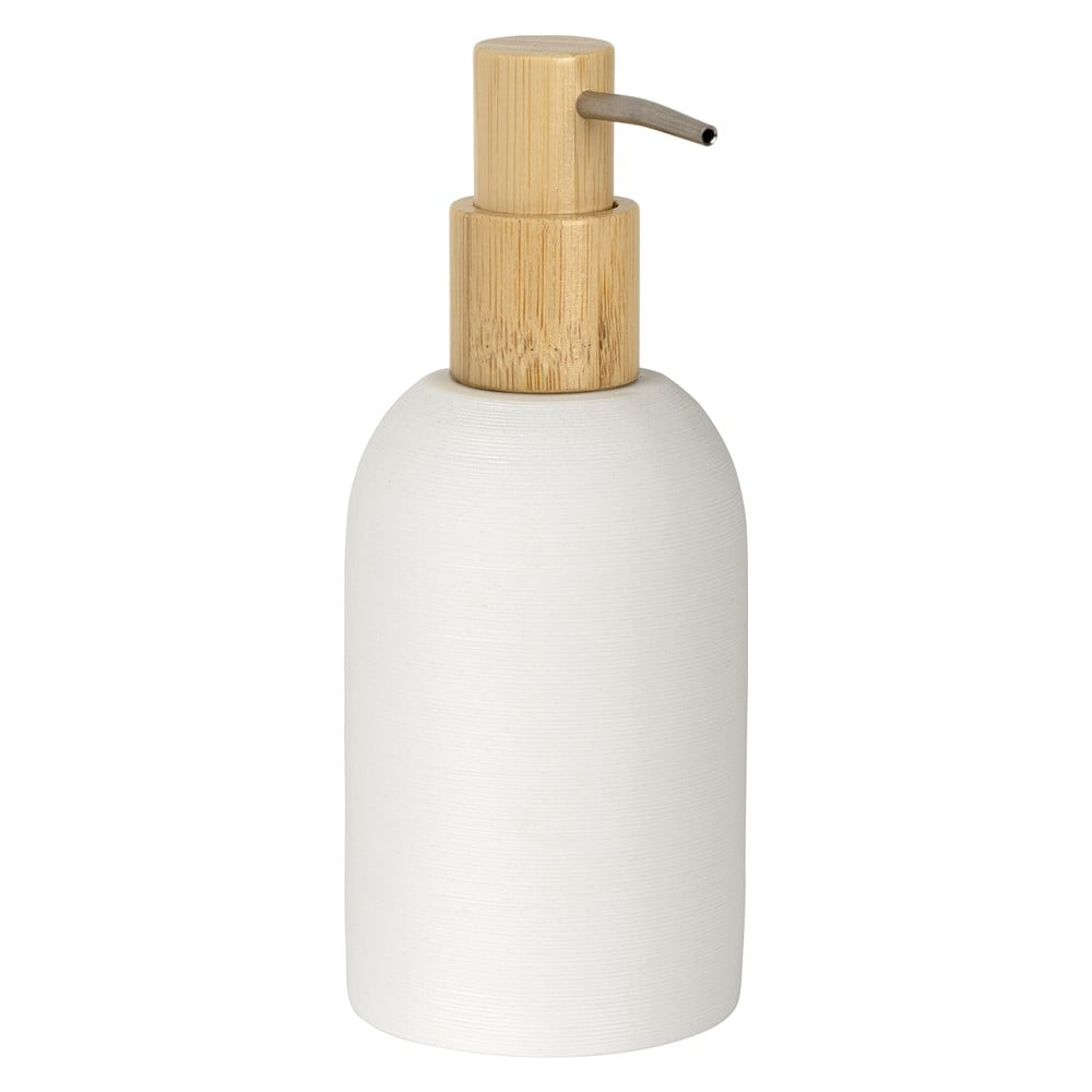 Dispenser per sapone bianco opaco in poliresina 250 ml Altavalle – Wenko | Dosatori e dispenser