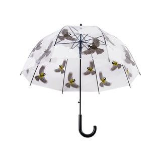 Ombrello trasparente con stampa di uccelli , ⌀ 80,8 cm - Esschert Design