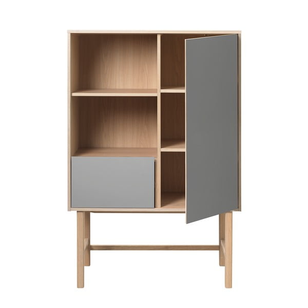 Cassettiera grigia Bilbao - Unique Furniture-image-1