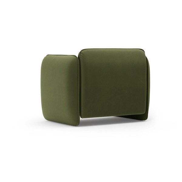 Poltrona verde con rivestimento in velluto Georgia – Micadoni -image-3