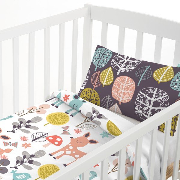 Biancheria da letto in cotone per bambini , 115 x 145 cm Woodland - Moshi Moshi-image-1