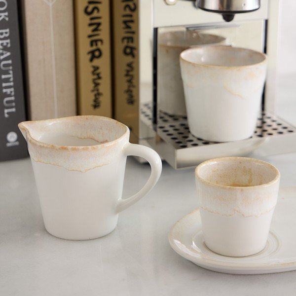 Lattiera bianca in gres 200 ml Grespresso – Costa Nova-image-1