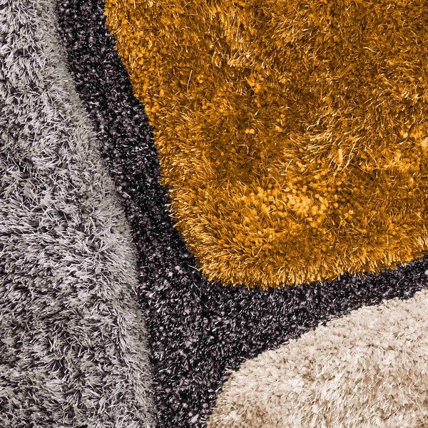 Tappeto grigio e giallo Rock, 150 x 230 cm Noble House - Think Rugs-image-2