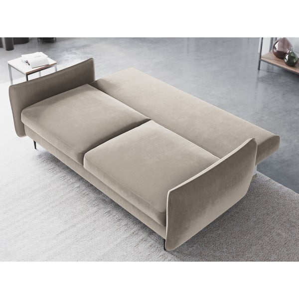 Divano letto beige con contenitore Vermont - Cosmopolitan Design-image-4