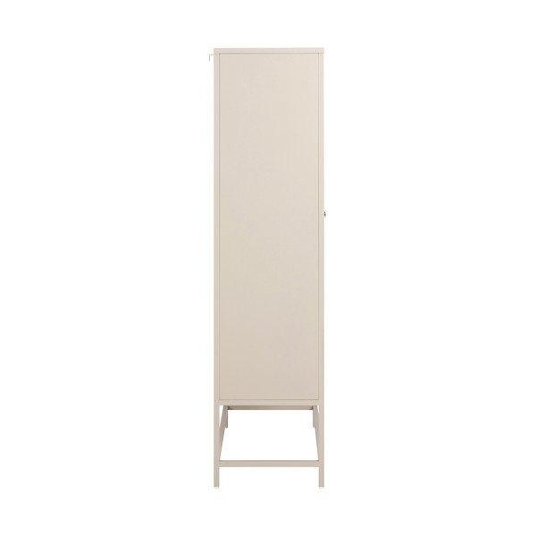 Armadio in metallo beige 80x160 cm Newcastle - Actona-image-4
