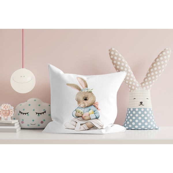 Federa con motivo pasquale 43x43 cm - Mila Home-image-2