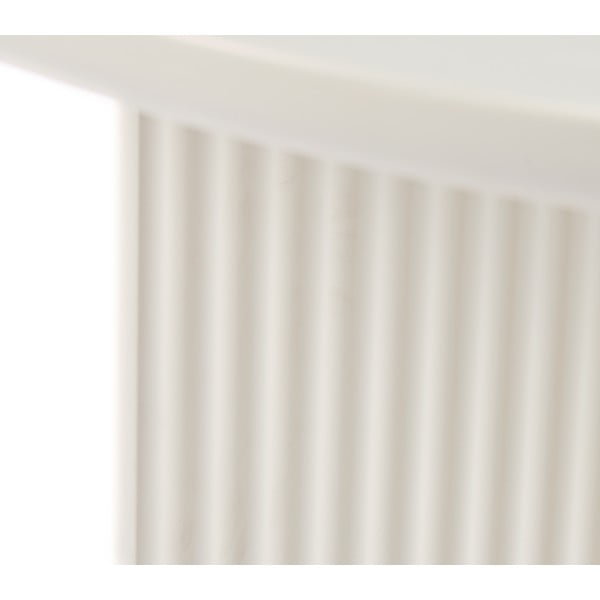 Tavolino rotondo grigio chiaro ø 80 cm Palma - Unique Furniture-image-2