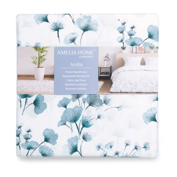 Biancheria da letto in cotone per letto singolo, 135 x 200 cm Averi Aruba - AmeliaHome-image-4