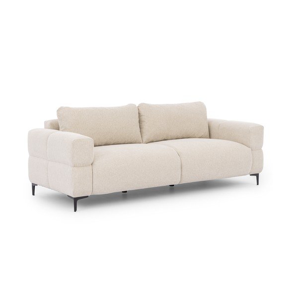 Divano color crema 217 cm Helio – Ropez