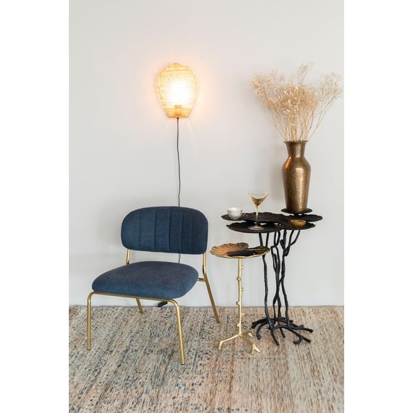 Poltrona blu scuro Jolien - White Label-image-1