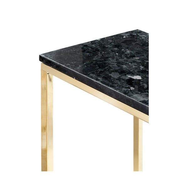 Consolle in granito nero con base in oro, lunghezza 100 cm - RGE-image-3