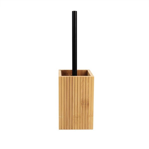 Scopino WC di colore naturale in bambù Hanoi – douceur d'intérieur