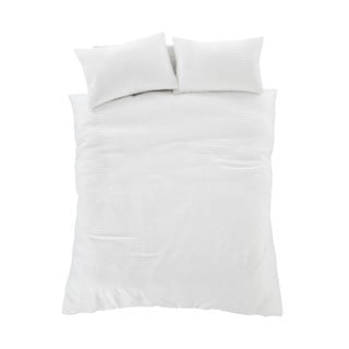 Biancheria da letto bianca per letto matrimoniale/per letto esteso 230x220 cm Muscat Waffle – Pineapple Elephant
