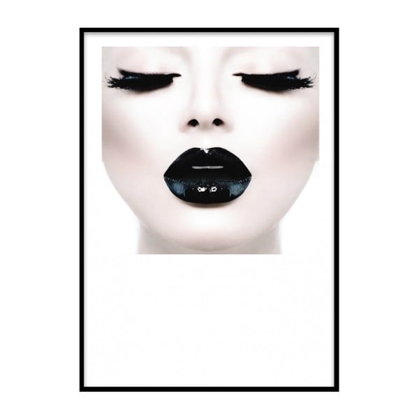 Poster in cornice Testa di donna nera, 30 x 20 cm - Piacenza Art