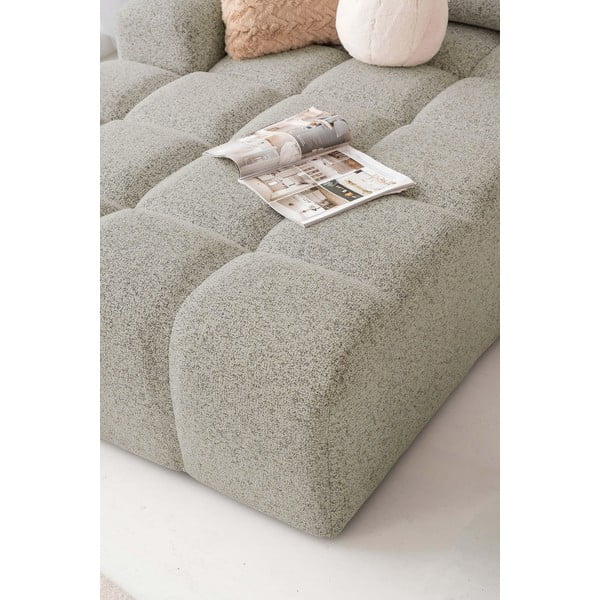 Divano angolare componibile marrone chiaro allungabile/con contenitore (con penisola a sinistra) Lulu – Miuform-image-4