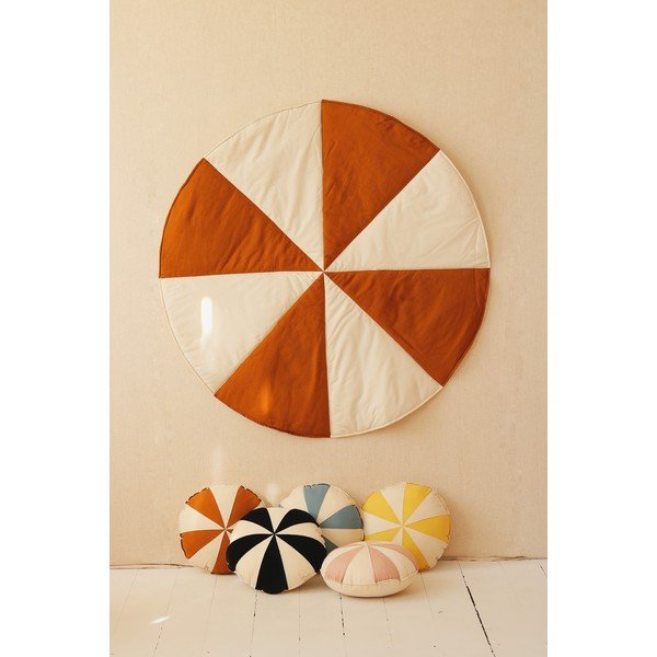 Coperta per bambini marrone e beige Caramel Circus - Moi Mili-image-1
