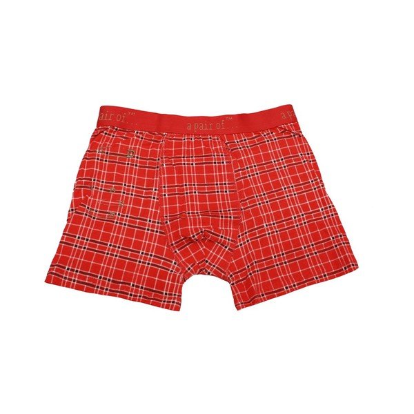 Pánské boxerky Punk Red, velikost L