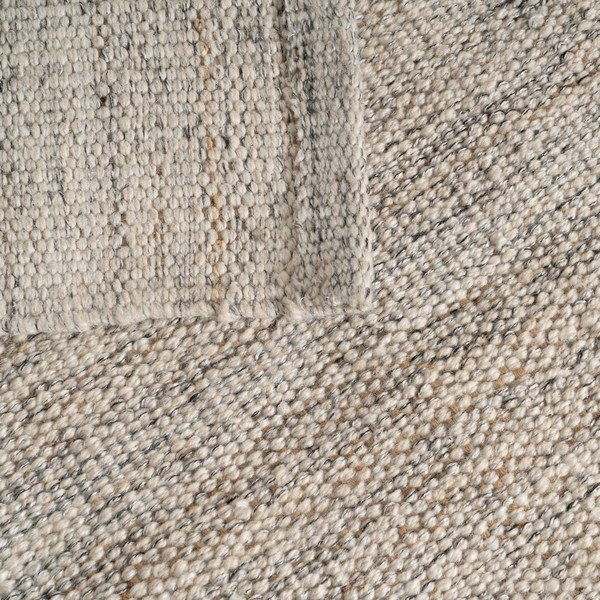 Tappeto reversibile grigio con lana 160x230 cm - Ixia-image-3