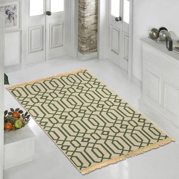 Tappeto verde Kenar, 80 x 150 cm - Ya Rugs-image-2